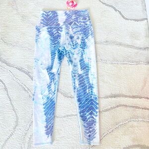 💕Pretty Tie-Dye High Waist 7/8 Sports Leggings SZ M